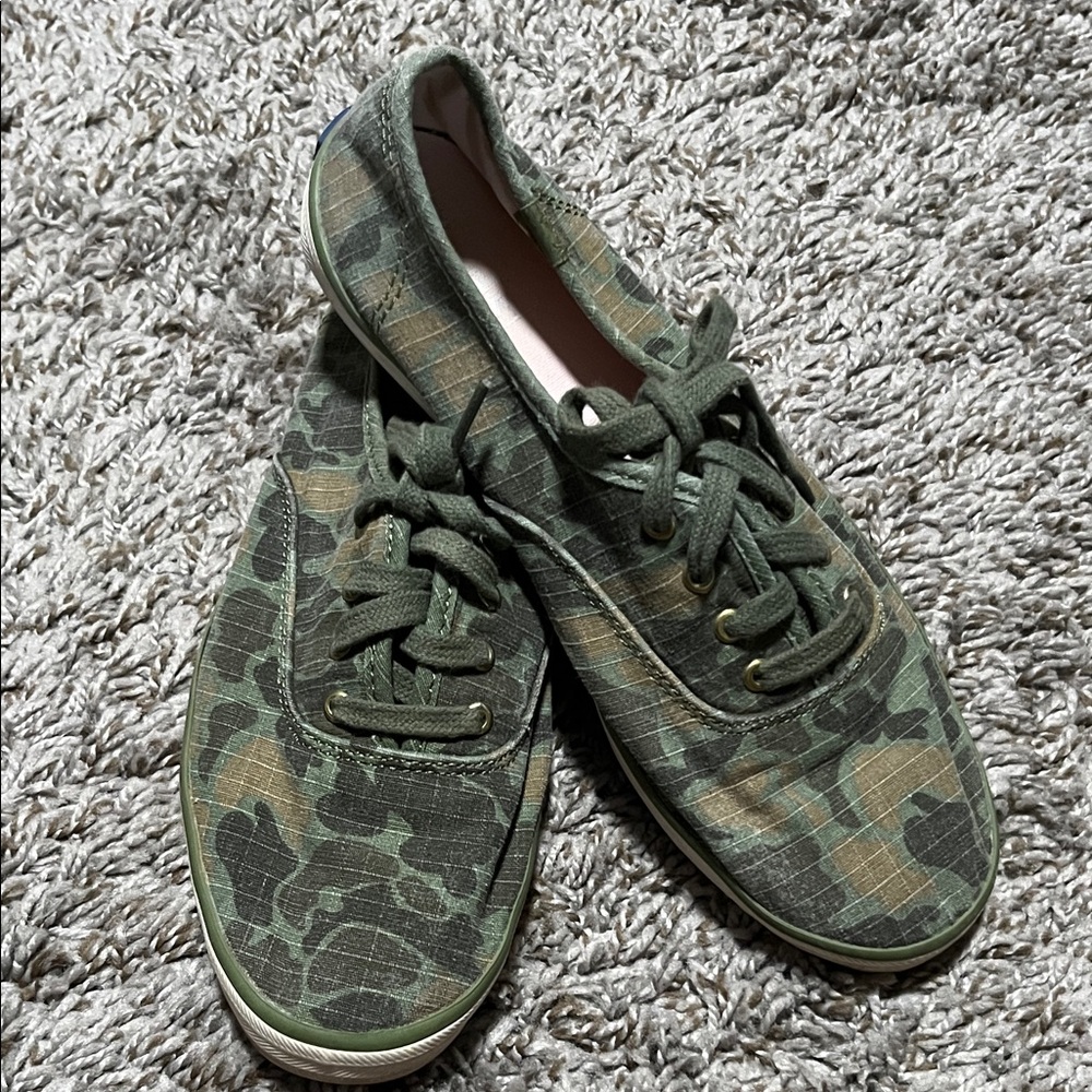 Keds Camouflage Lace-Up Sneakers